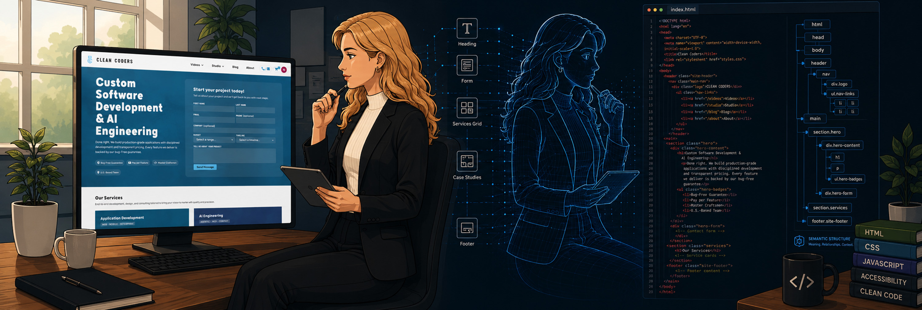 Your Site Has a Doppelganger: Clean Markup in the Age of AI blog post